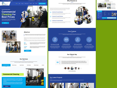 cleaning-service design graphic design ui ux web website