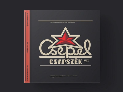 Csepel Csapszék brand design brand identity corporate identity foodtruck illustration logo retro typography