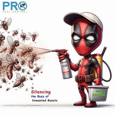 Pest Control Advertisement design illustration pestcontrol