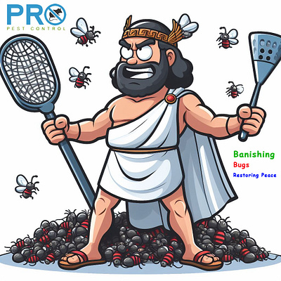 Pest Control Advertisement illustration pestcontrol