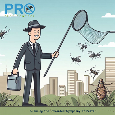 Pest Control SM Advertisement design illustration pestcontrol