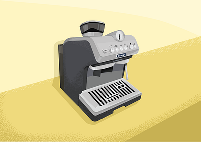 Espresso Machine Vector Illustration espresso machine graphic design illustration vector art