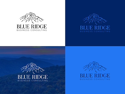 blue ridge mountains Logo, minimal mountains logo, simple Logo blue ridge mountains blue ridge mountains logo branding creative logo design logo logo design mini minimal logo modern logo