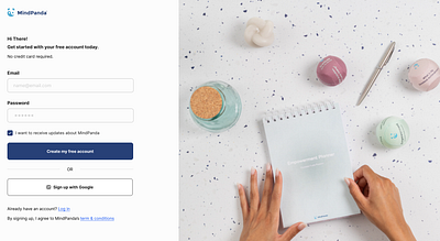 Sign up Page