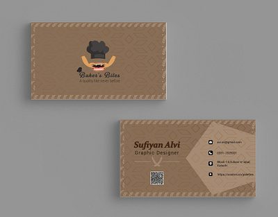 Bakery business card design branding business card design logo marketing visiting card