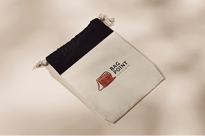 Bag Point Logo-Branding Design bag branding design graphic design illustration logo point vector