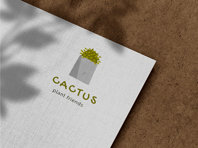 Cactus (Plant Friends) Logo Design branding cactus design graphic design illustration logo vector
