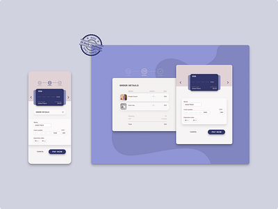 Credit Card Checkout - UX/UI Design 002 checkout card daily challenge dailyui dailyuichallenge mobile app payment product design ui ui design uiux ux ux design web design website