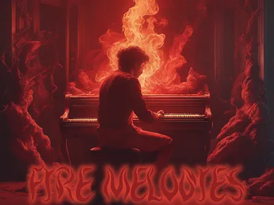 Cover Art - Fire Melodies 3d animation graphic design motion graphics