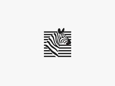 zebra head branding graphic design logo