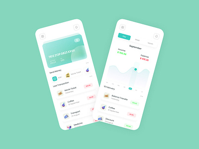 Minimal Expense Tracker App Ui Exploration branding design doradesign figma graphic design illustration itsrehanraihan logo opacityauthor ui ux vector