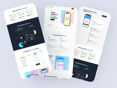 Webflow Website Design for a Startup 🌐 ✨ digitalrevolution dribbbleshowcase startupmagic userexperience webdesign webdesigntrends webflowdesign