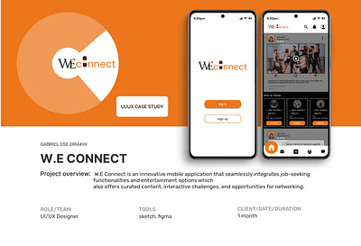 WE Connect App ui