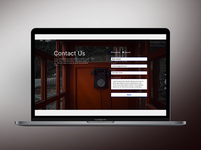 Contact Us contact contactus design figma landing landingpage product ui ux web webdesign website