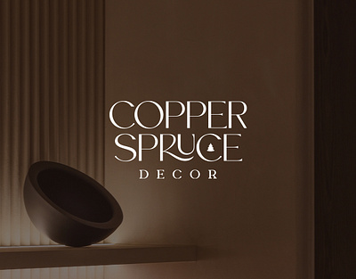 Logo Design - Copper Spruce Decor branding decoration graphic design logo logo design luxury