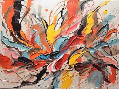 Abstract Painting Brush Stroke Background background brush canvas colorful conceptual digital painting graphic design modern painting stroke ui wall wall painting