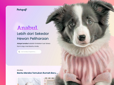 Petspop - Website inspiration ui uiux web design