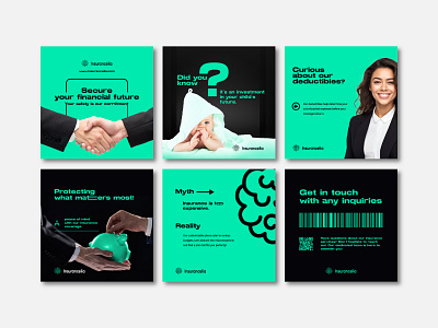 Social Media Design for Insurance Company branding facebook post design instragram post design print design social media design social media manager social media marketing design social media post social media strategist