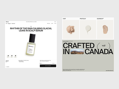 Efemme beauty branding ecommerce healthcare layout skincare typography website whitespace