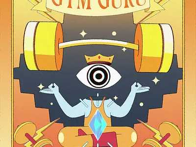 Gym Guru 3d animation motion graphics