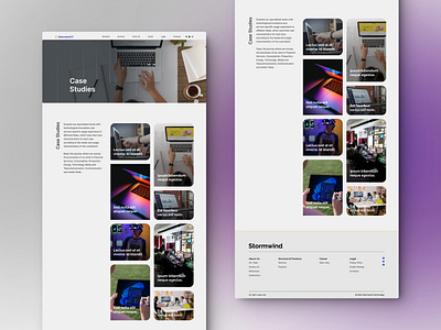 Case Study Page case case study design figma landing landingpagedesign page pagedesign product ui ux web webdesign