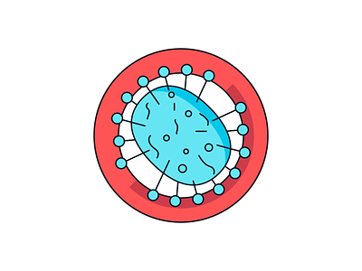 Virus Block animated icon, motion design, stop the virus animated icon anti bacterial antiviral block defense diseseprevent filled line icon health safety illustration medical shield microbeblock motion protection virus virus prevention virus protection