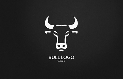 Bull Head Logo animal branding bull design graphic design illustration logo typography vector