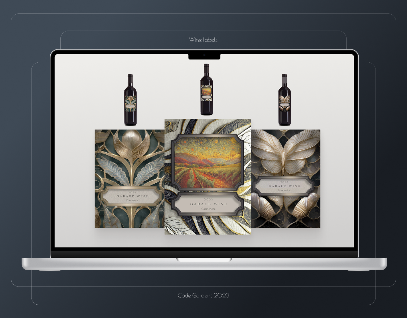 Wine labels for a small winery by Codegardenissima on Dribbble