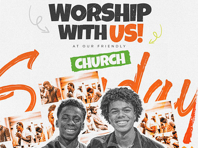 Worship with us Church Flyer branding church churchflyer design flyer graphic design typography