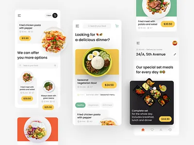 🍱 Mobile App for Food Delivery | Hyperactive branding delivery design studio edtech fintech food app hyperactive mobile mobile app mobile design product design saas startup typography ui ux web design