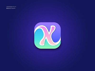 x logo, letter mark logo, x, ios, app icon 005 android app icon app logo design icon icondesign illustration ios ios icon logo logo design logotype modern logo skill visual identity x x letter x logo