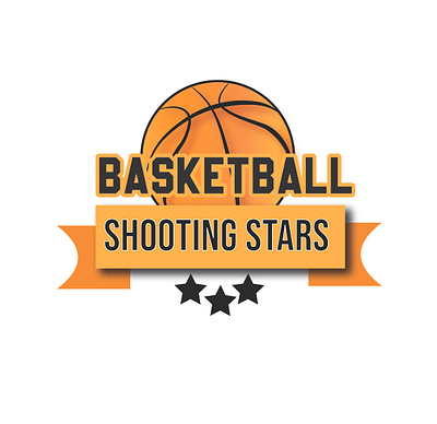 Basketball team logo graphic design logo