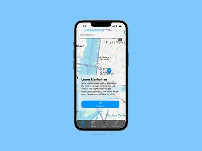 Daily UI Challange #12 Map View app best shot challange design figma graphic design ios iphone malewicz malewiczhype maps mobile app typography ui user experiance user interface ux