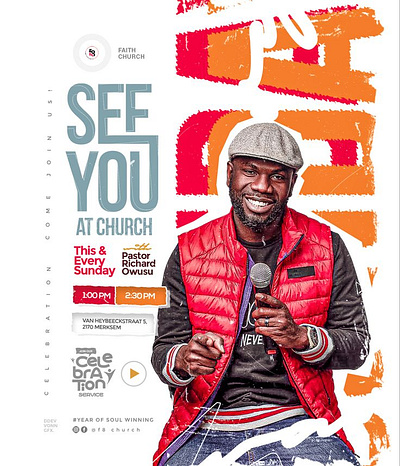 Church Flyer Design branding church churchflyer design flyer graphic design typography