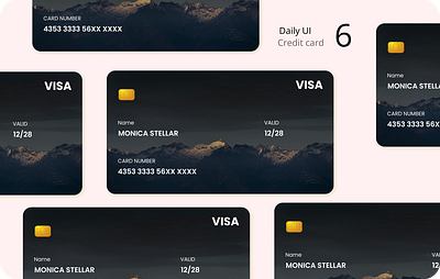 Credit Card app design credit card design figma mobile ui