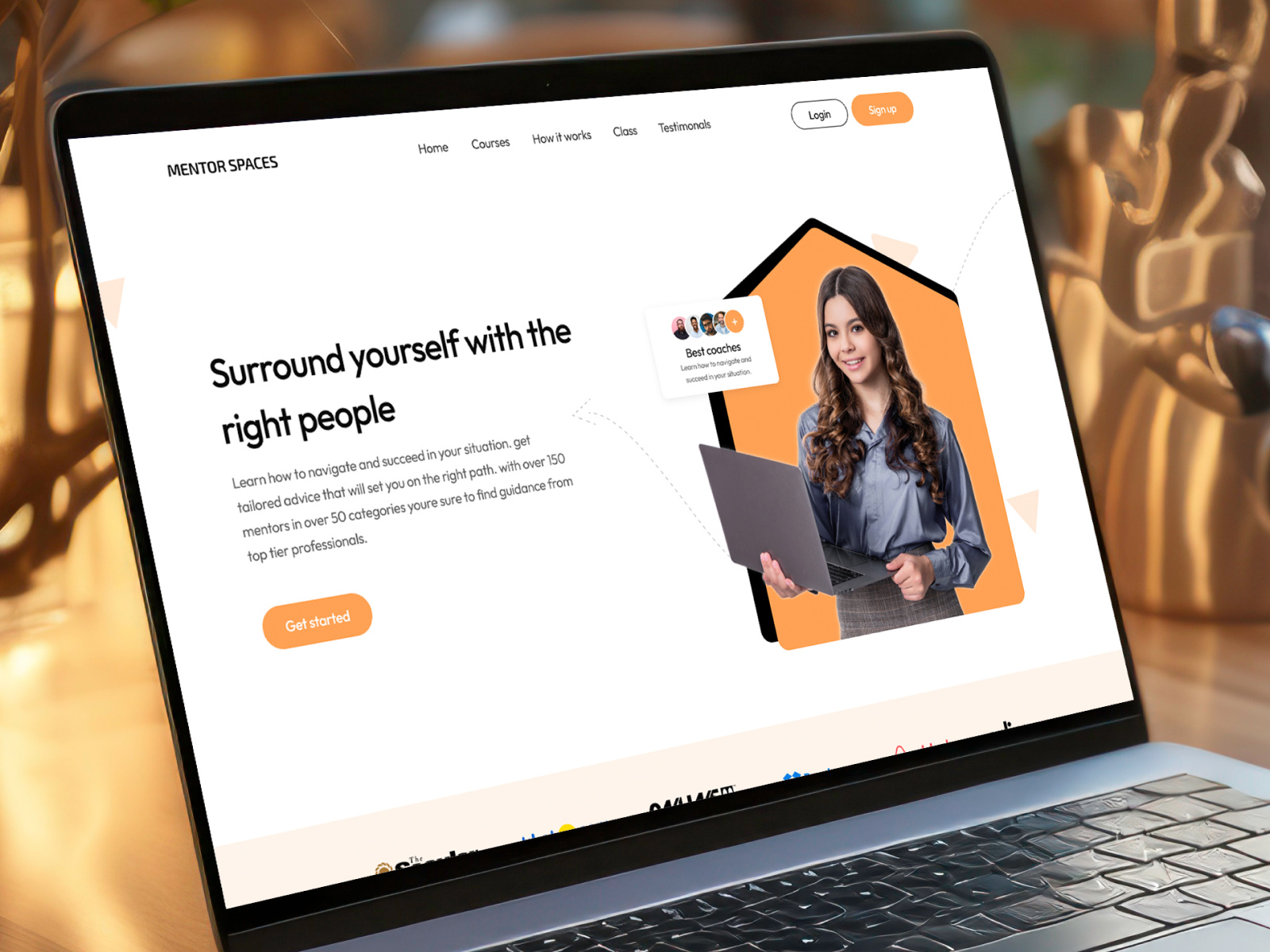 Mentoring Website Design🔥 by get website on Dribbble