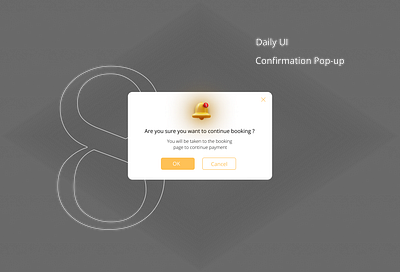 Comfirmation Pop-up app app design design notification ui ux