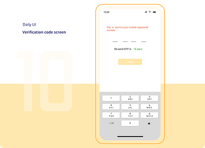 Verification code screen app design branding design mobile design ui ux verification code screen