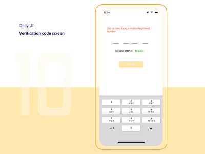 Verification code screen app design branding design mobile design ui ux verification code screen