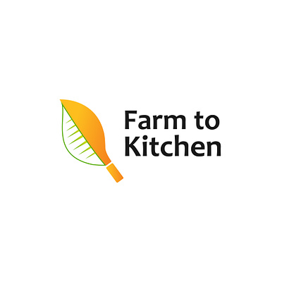 farm to kitchen logo brand branding kitchen logo logo logo design nature logo