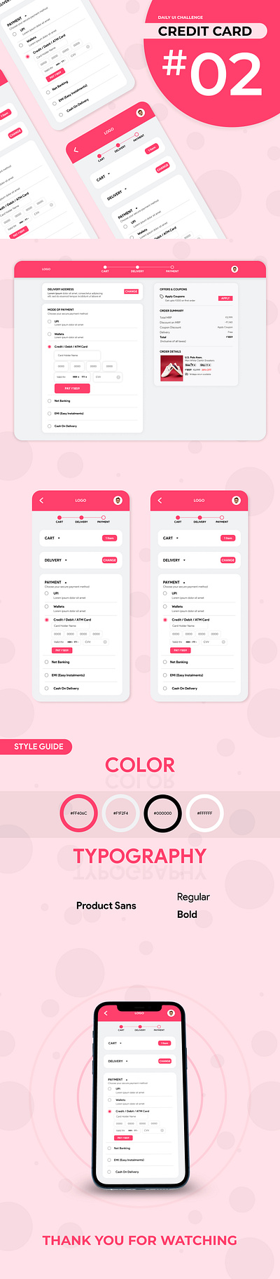 CREDIT CARD CHECKOUT - DAILY UI - 02 branding dailyui design graphic design illustration typography ui user ux
