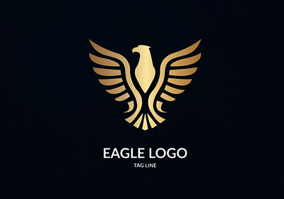 Heraldic Eagle Logo animal branding design eagle graphic design illustration logo typography ux vector