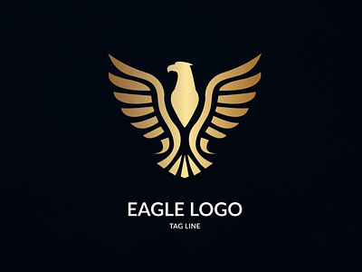 Heraldic Eagle Logo animal branding design eagle graphic design illustration logo typography ux vector