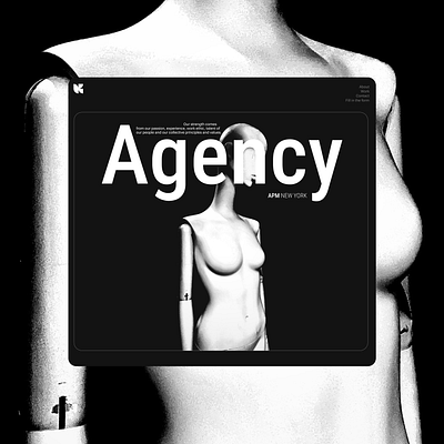 Model Agency. Site 3d animation branding design graphic design illustration lading page logo motion graphics site ui ux vector web web design web designer