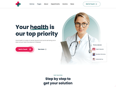 Medic 128 design medical website professional responsive typography webdesign webdevelopment webflow