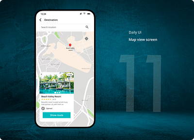 Map view screen app design daily ui design illustration map screen mobile design ui ux