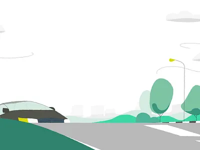 Vision Zero animation explainer video illustration