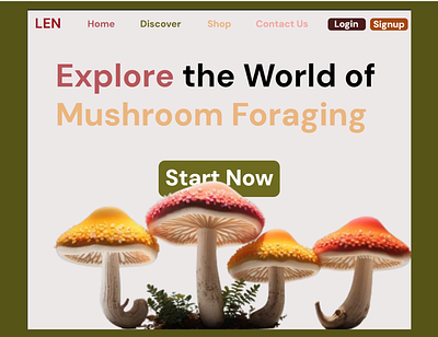 Find out More About The Mysteriousness Of Mushrooms 3d ai animation branding design dribble graphic design green illustration logo mobile ux motion graphics mushrooms trending ux vector web design yellow