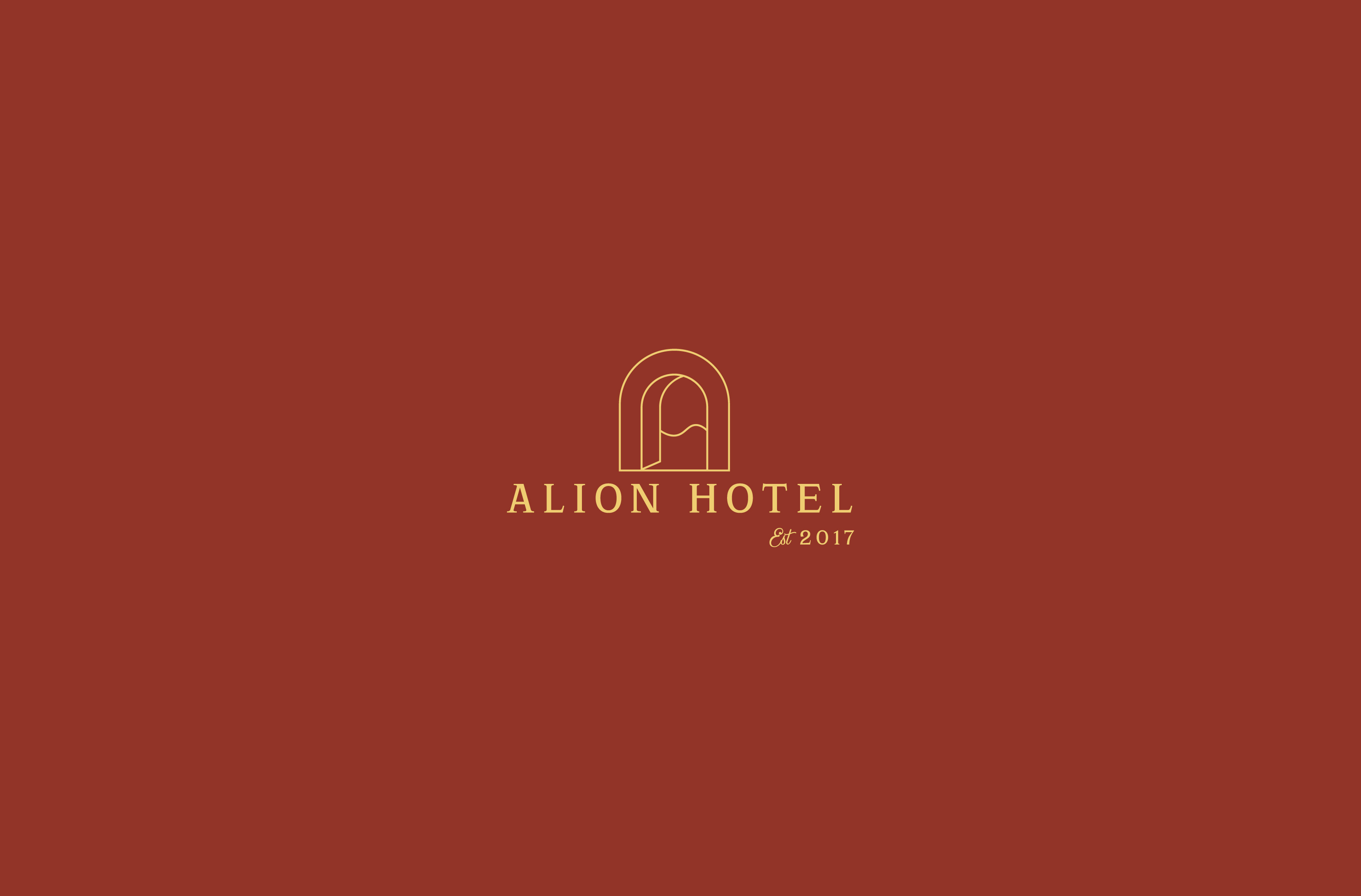 ALION HOTEL 3t branding alion hotel branding design graphic graphic design logo logo design logo hotel logo mark truong thanh thang vector