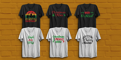 Christmas Day T Shirt Designs Bundle christmas christmas day christmas design design graphic design t shirts